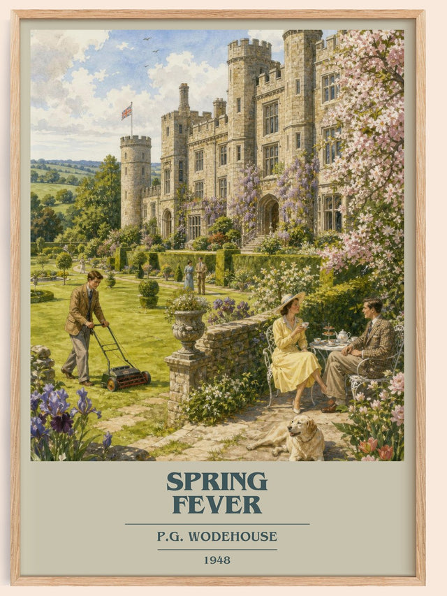 Spring Fever Book Cover Poster by P.G. Wodehouse