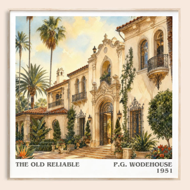 The Old Reliable Literary Art Print by P.G. Wodehouse