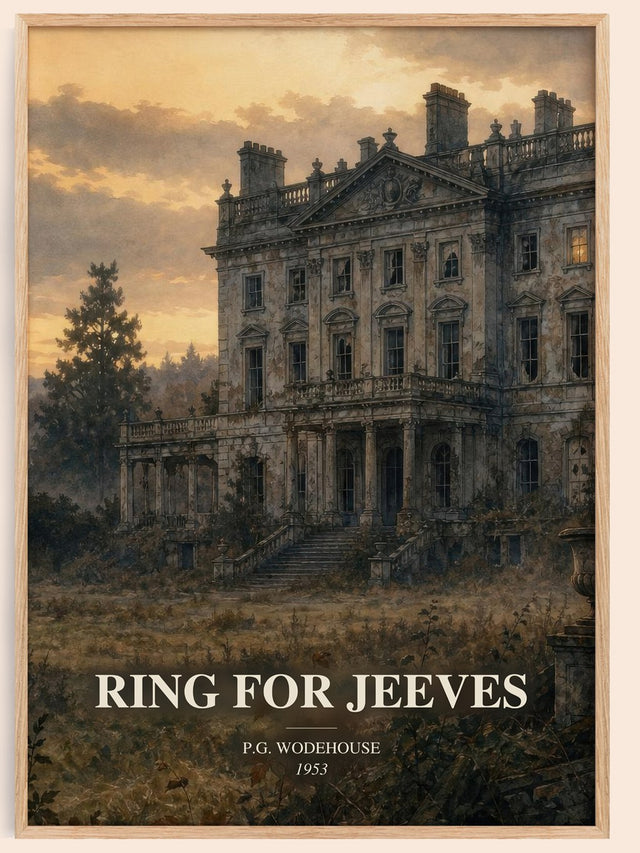 Ring for Jeeves Book Watercolour Illustration by P.G. Wodehouse