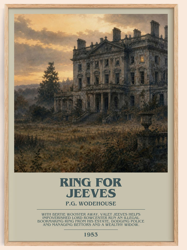 Ring for Jeeves Bookish Wall Art by P.G. Wodehouse