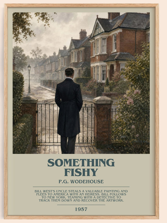 Something Fishy Bookish Wall Art by P.G. Wodehouse