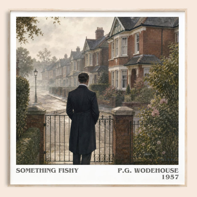 Something Fishy Literary Art Print by P.G. Wodehouse