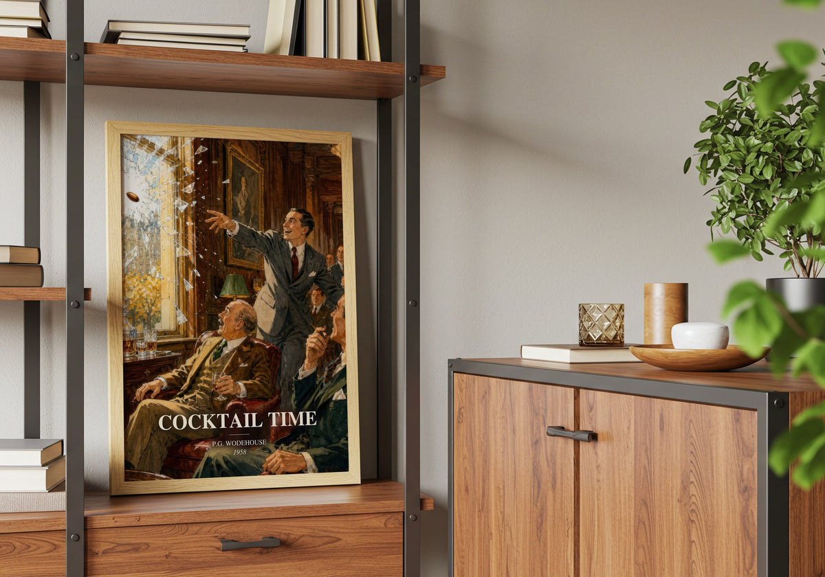 Cocktail Time book watercolour illustration paper finish options – matte satin gloss