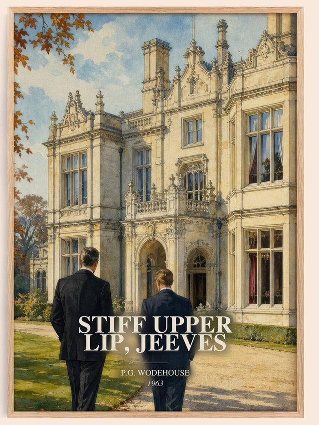 Stiff Upper Lip, Jeeves Book Watercolour Illustration by P. Wodehouse