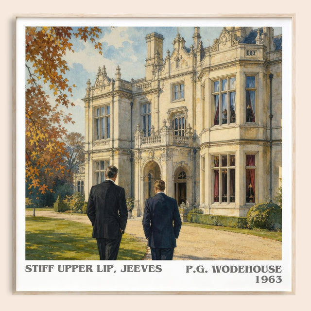 Stiff Upper Lip, Jeeves Literary Art Print by P.G. Wodehouse