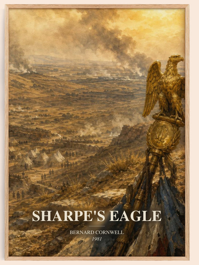 Sharpe's Eagle Book Watercolour Illustration by Bernard Cornwell