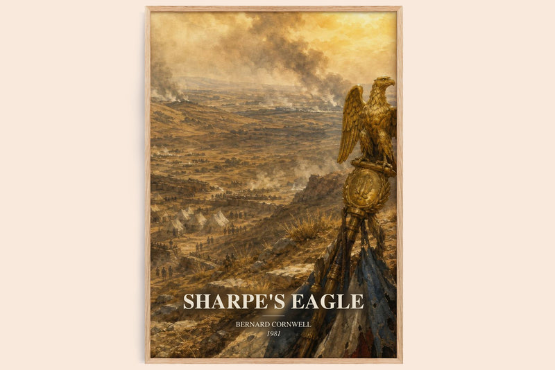 Sharpe's Eagle Book Watercolour Illustration by Bernard Cornwell (Edge style)