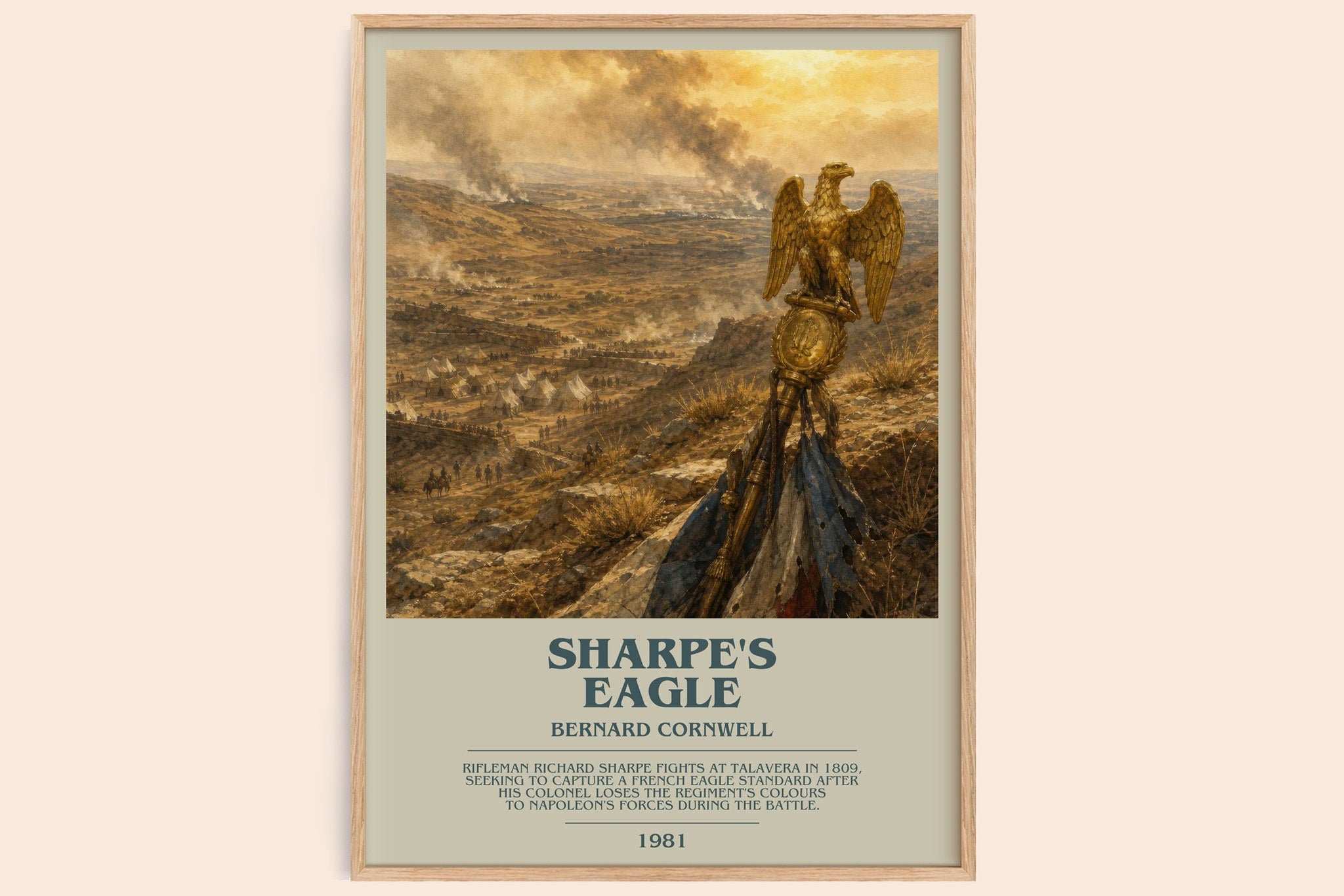 Sharpe's Eagle Bookish Wall Art by Bernard Cornwell