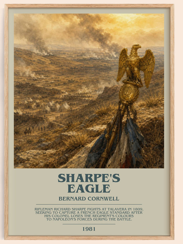 Sharpe's Eagle Bookish Wall Art by Bernard Cornwell