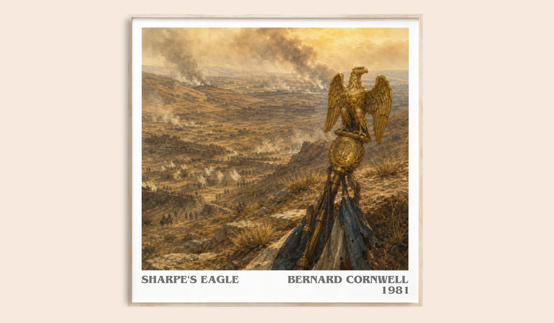 Sharpe's Eagle Literary Art Print by Bernard Cornwell (Square style)