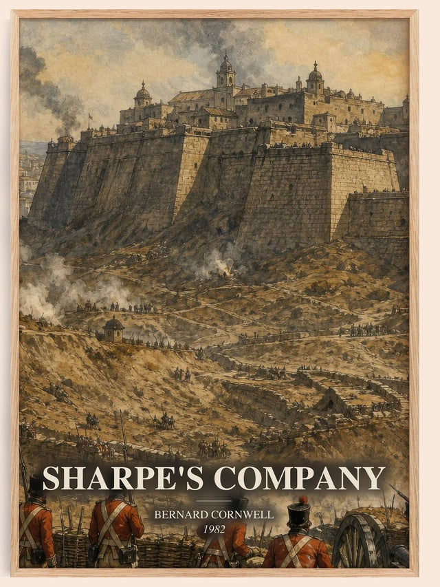 Sharpe's Company Book Watercolour Illustration by Bernard Cornwell