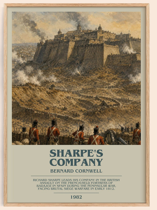 Sharpe's Company Bookish Wall Art by Bernard Cornwell
