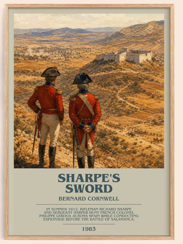 Sharpe's Sword Bookish Wall Art by Bernard Cornwell
