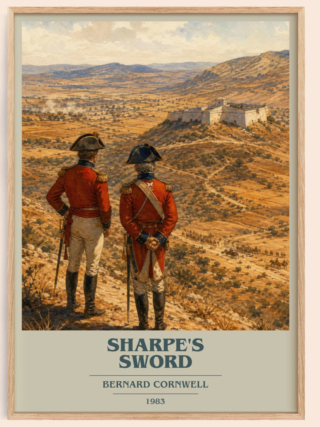 Sharpe's Sword Book Cover Poster by Bernard Cornwell