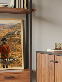 Sharpe's Sword book watercolour illustration paper finish options – matte satin gloss
