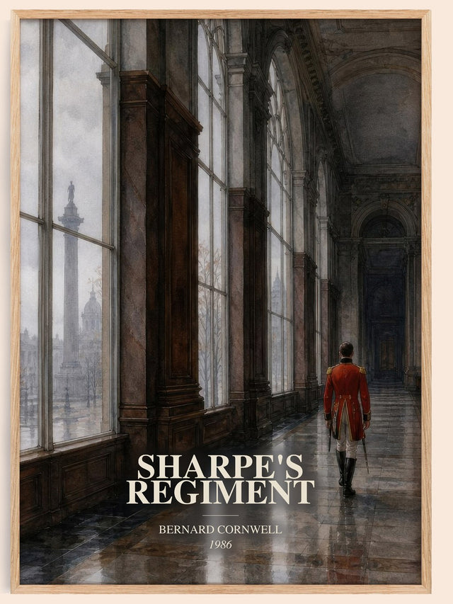 Sharpe's Regiment Book Watercolour Illustration by Bernard Cornwell