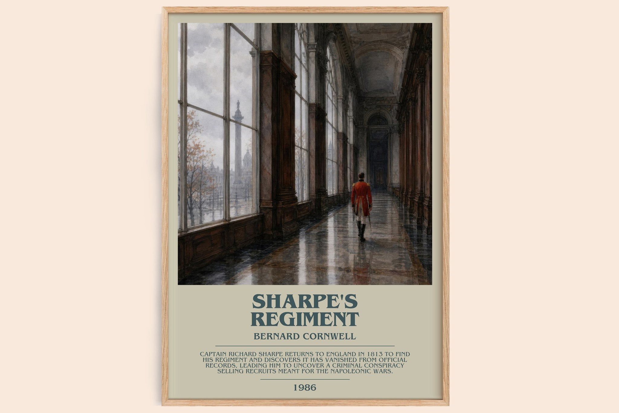 Sharpe's Regiment Bookish Wall Art by Bernard Cornwell