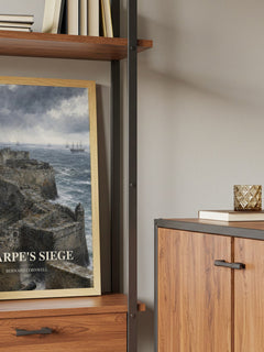 Sharpe's Siege book watercolour illustration paper finish options – matte satin gloss
