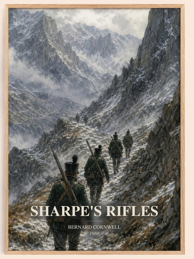 Sharpe's Rifles Book Watercolour Illustration by Bernard Cornwell