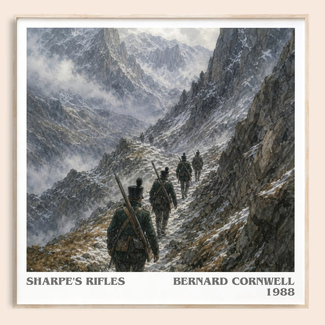Sharpe's Rifles Literary Art Print by Bernard Cornwell