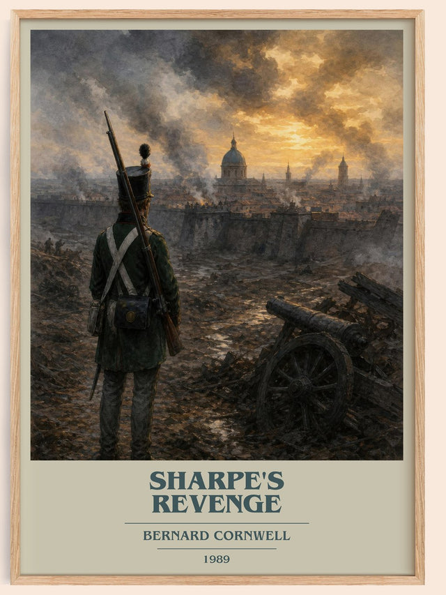 Sharpe's Revenge Book Cover Poster by Bernard Cornwell