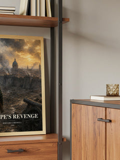 Sharpe's Revenge book watercolour illustration paper finish options – matte satin gloss