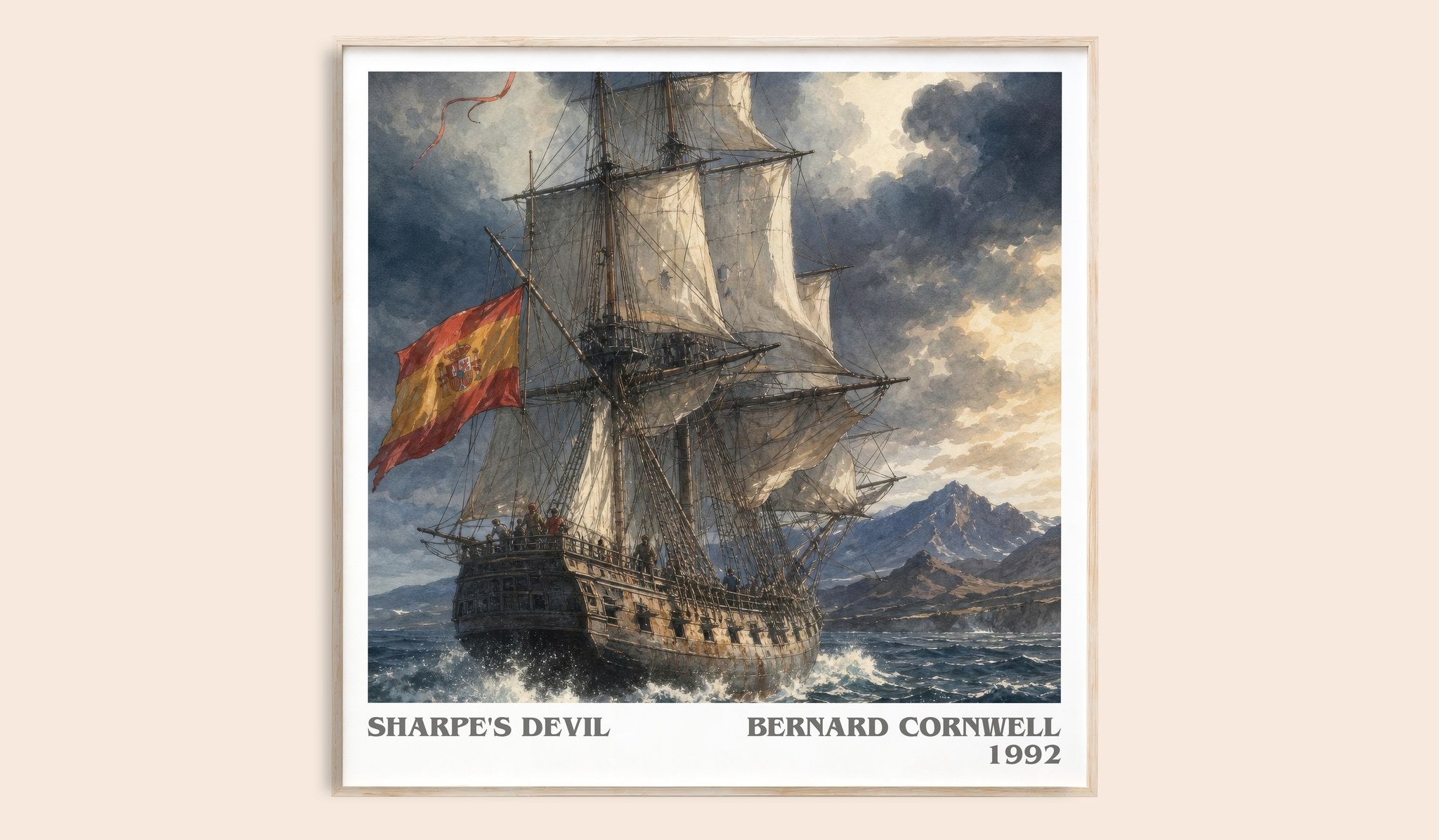 Sharpe's Devil Literary Art Print by Bernard Cornwell