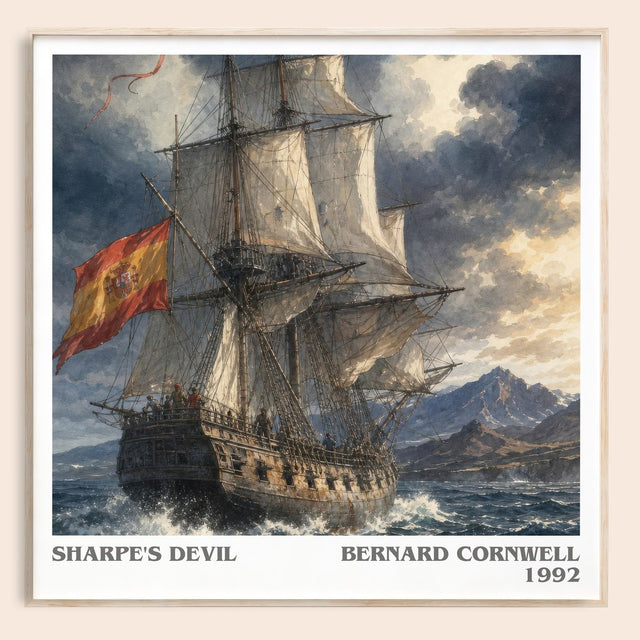 Sharpe's Devil Literary Art Print by Bernard Cornwell