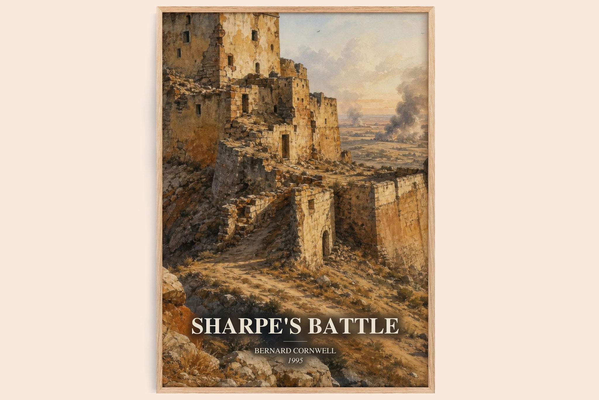Sharpe's Battle Book Watercolour Illustration by Bernard Cornwell