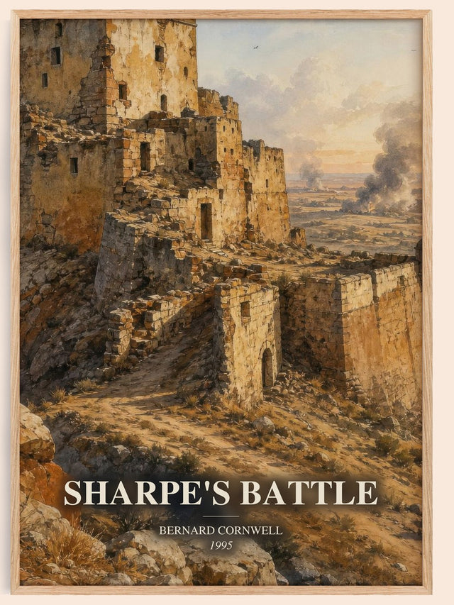 Sharpe's Battle Book Watercolour Illustration by Bernard Cornwell