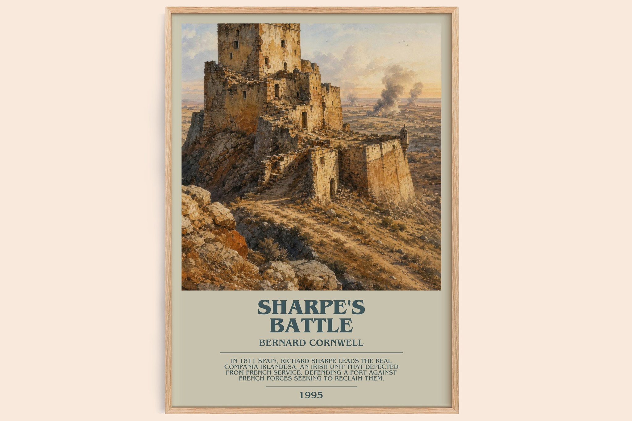 Sharpe's Battle Bookish Wall Art by Bernard Cornwell