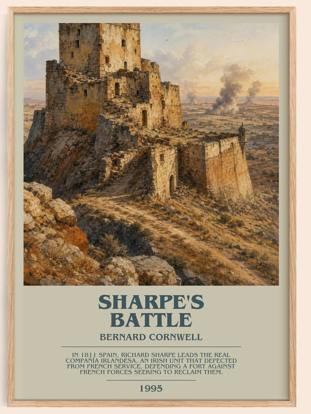 Sharpe's Battle Bookish Wall Art by Bernard Cornwell