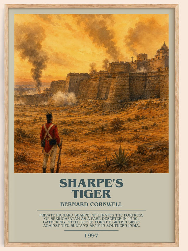 Sharpe's Tiger Bookish Wall Art by Bernard Cornwell