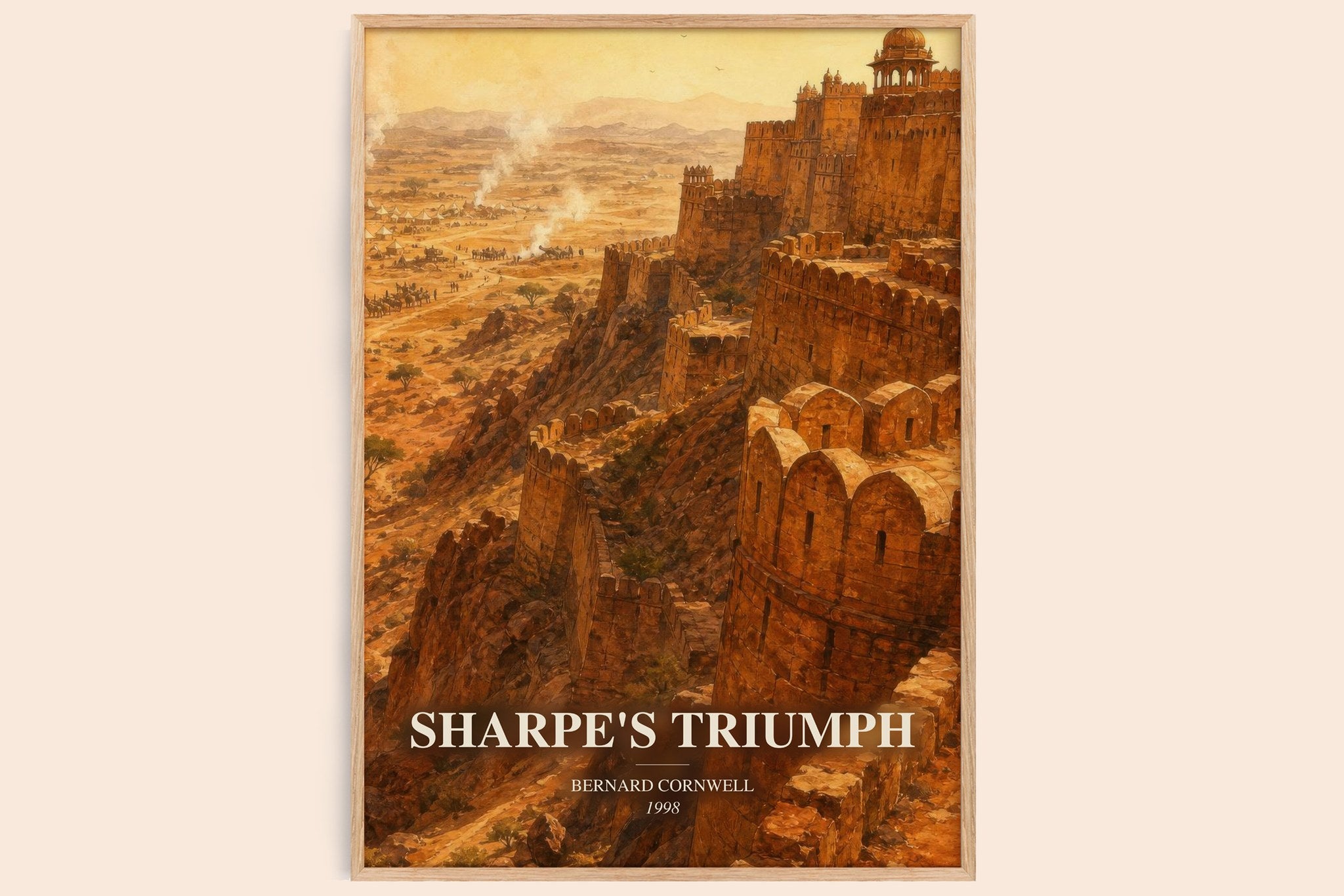 Sharpe's Triumph Book Watercolour Illustration by Bernard Cornwell