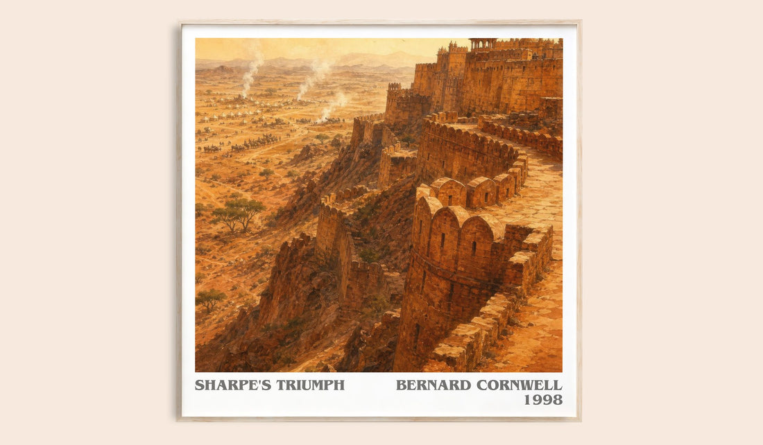 Sharpe's Triumph literary book poster by Bernard Cornwell – framed literary art print