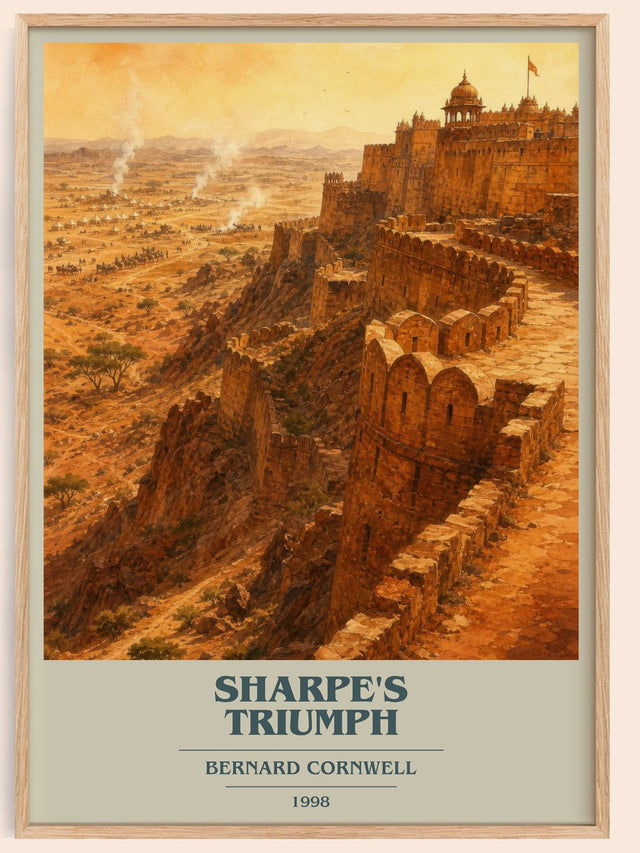 Sharpe's Triumph Book Cover Poster by Bernard Cornwell