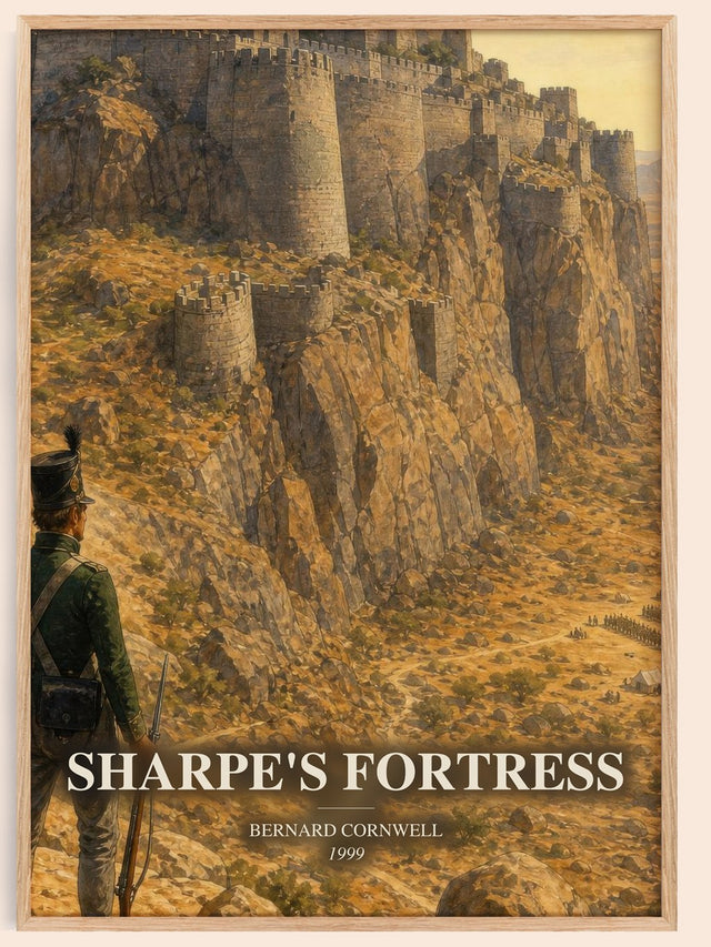 Sharpe's Fortress Book Watercolour Illustration by Bernard Cornwell