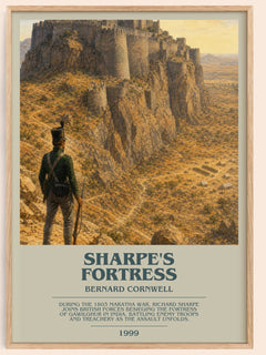 Sharpe's Fortress Bookish Wall Art by Bernard Cornwell – framed poster