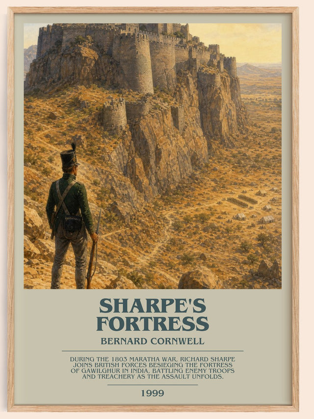 Sharpe's Fortress Bookish Wall Art by Bernard Cornwell