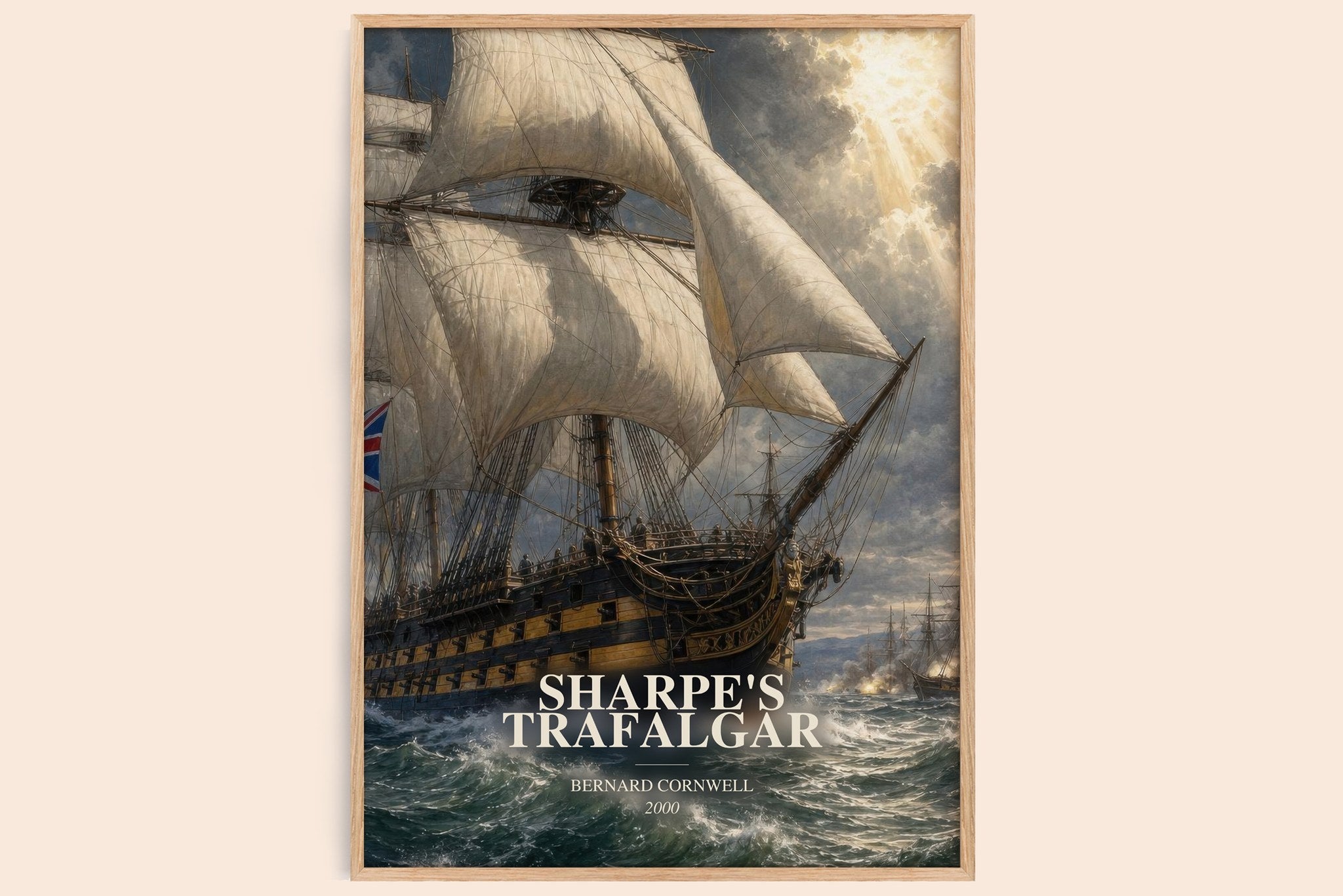 Sharpe's Trafalgar Book Watercolour Illustration by Bernard Cornwell