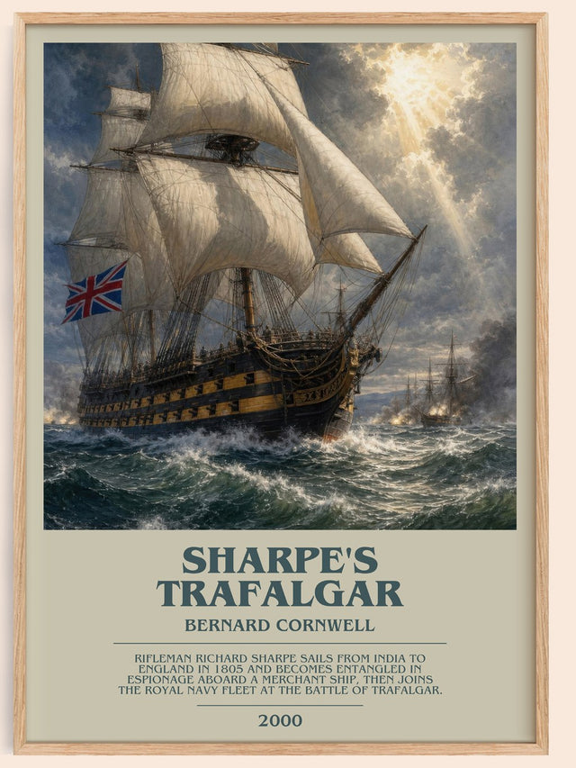Sharpe's Trafalgar Bookish Wall Art by Bernard Cornwell