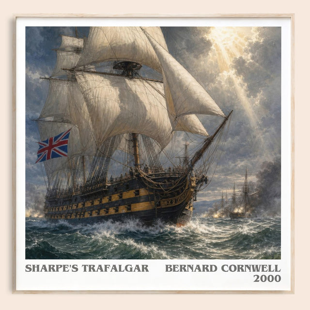 Sharpe's Trafalgar Literary Art Print by Bernard Cornwell
