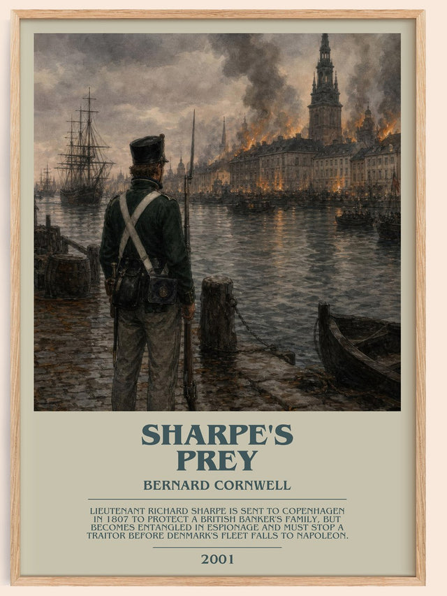 Sharpe's Prey Bookish Wall Art by Bernard Cornwell