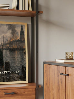 Sharpe's Prey book watercolour illustration paper finish options – matte satin gloss