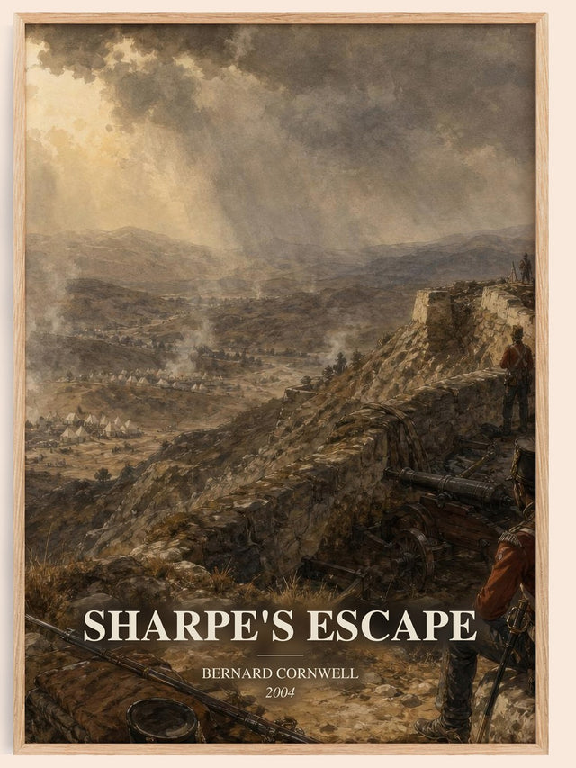 Sharpe's Escape Book Watercolour Illustration by Bernard Cornwell