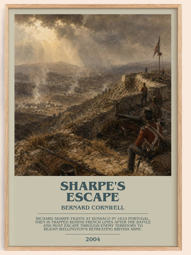 Sharpe's Escape Bookish Wall Art by Bernard Cornwell