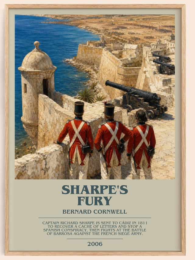 Sharpe's Fury Bookish Wall Art by Bernard Cornwell