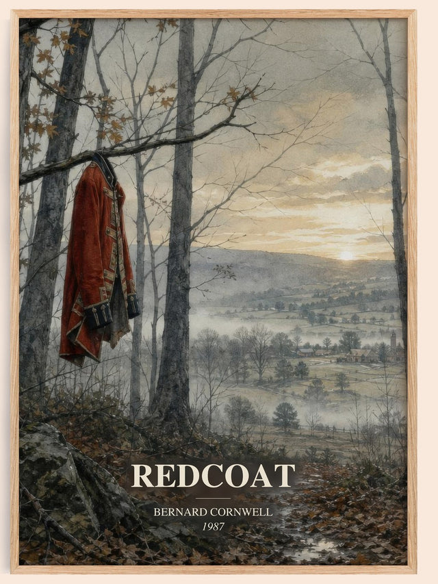 Redcoat Book Watercolour Illustration by Bernard Cornwell