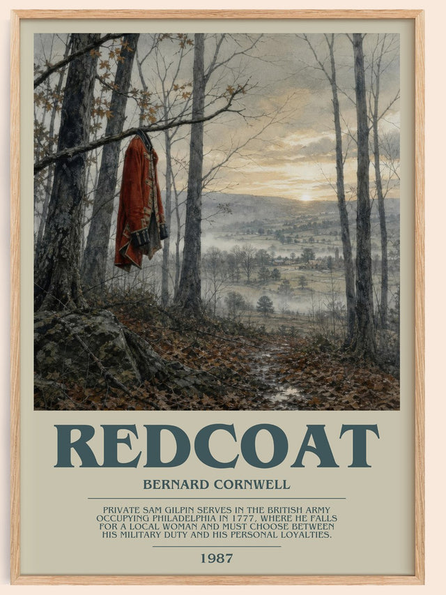 Redcoat Bookish Wall Art by Bernard Cornwell