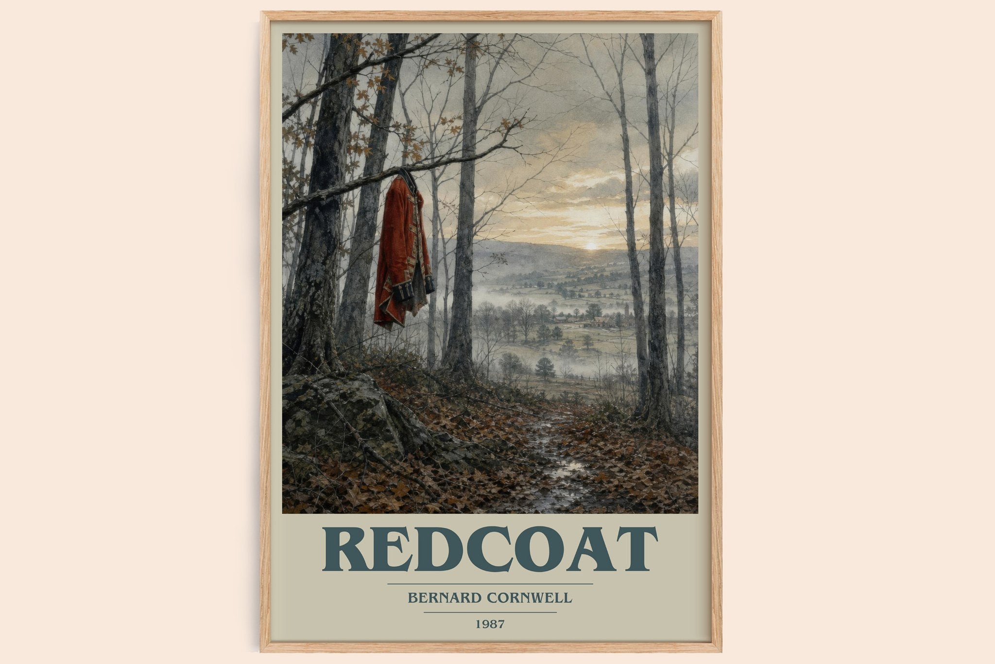 Redcoat Book Cover Poster by Bernard Cornwell